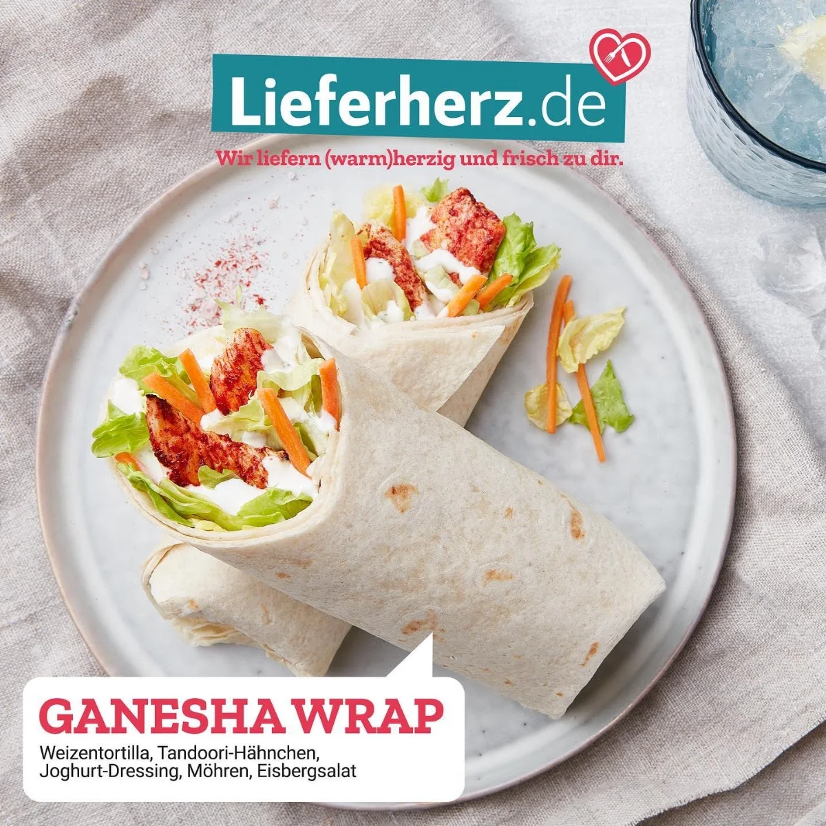 Lieferherz Leverkusen Manfort – Wrap in Leverkusen, Nordrhein-Westfalen