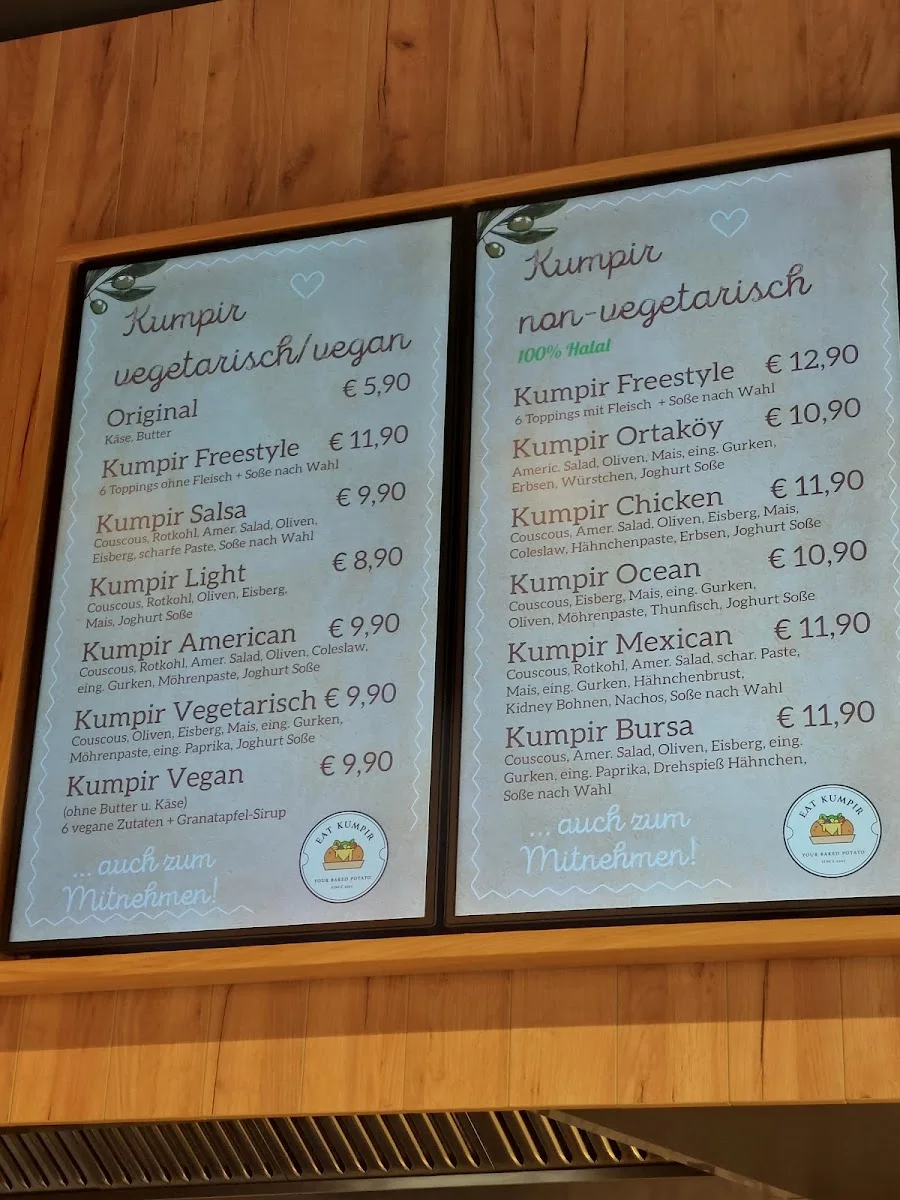 EAT KUMPIR – Speisekarte in Köln, Nordrhein-Westfalen