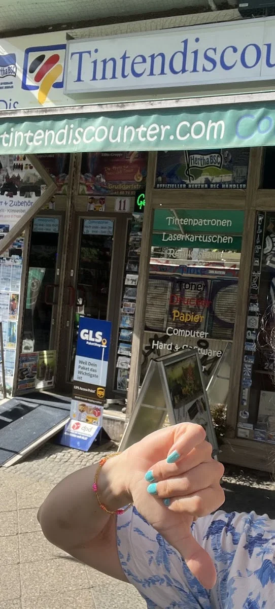 Tintendiscounter TiDis Tegel – Besucherfoto: Kim Ge in Berlin