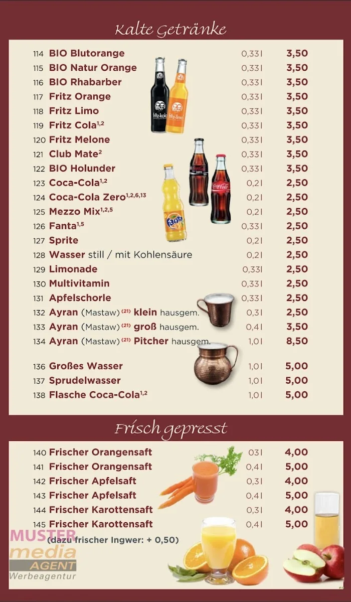Lasan Restaurant – Speisekarte in Berlin