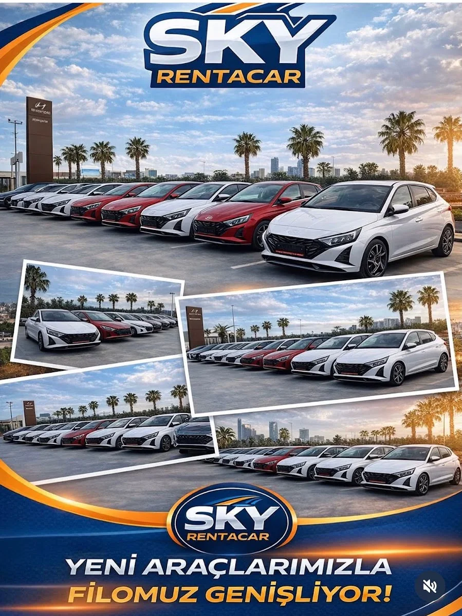 Sky Rent A Car – Tümü · Kemerağzi, Antalya
