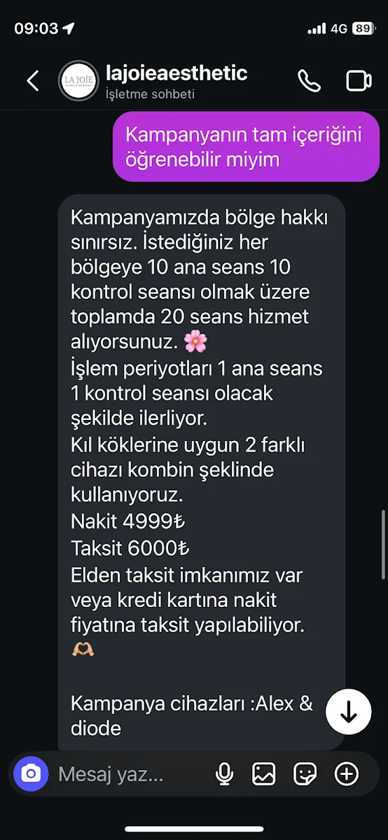 La Joie Beauty & Aesthetic – Ziyaretçi fotoğrafı: Beril S. · Çarşi, Kocaeli