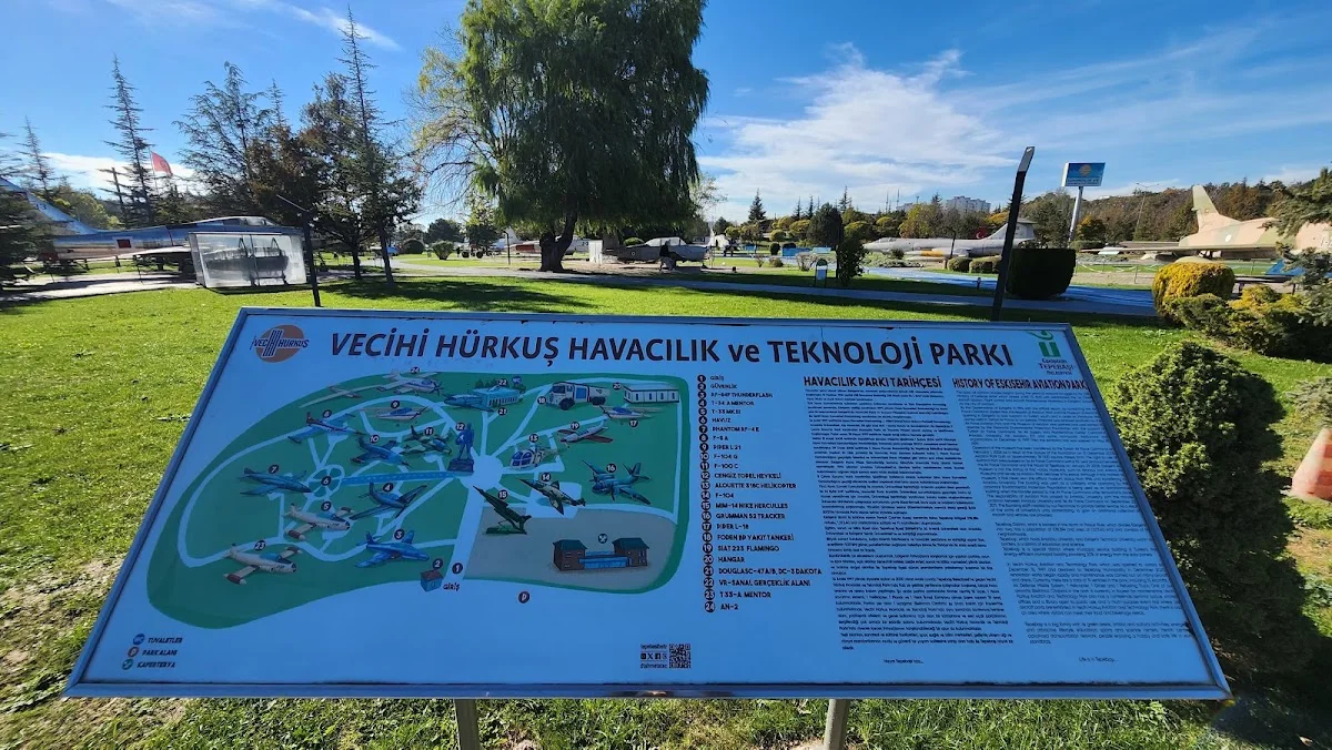 Vecihi Hürkuş Havacılık ve Teknoloji Parkı – Tesis Haritaları · Bahçelievler, Eskişehir