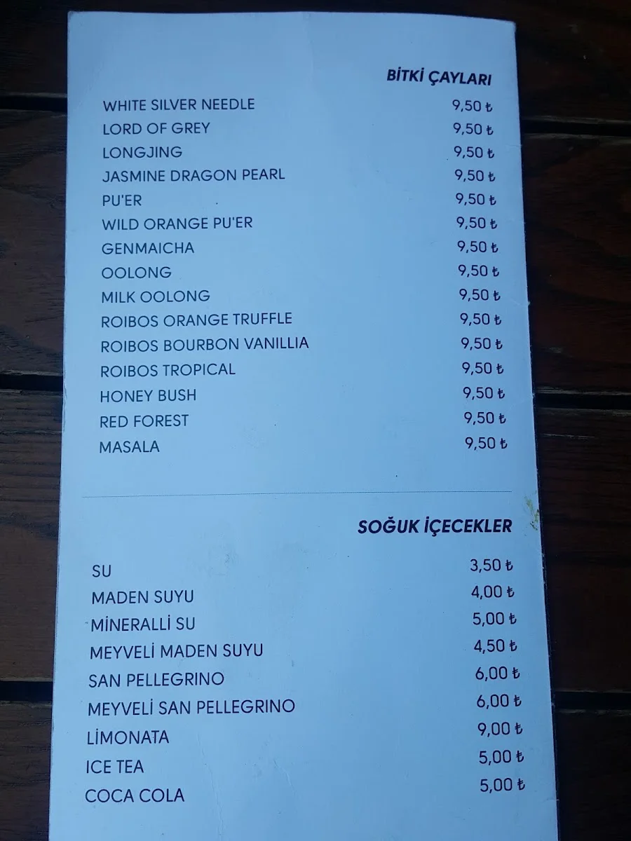 Sedona Concept Bisiklet Cafe – Menü · Yeniköy, İstanbul