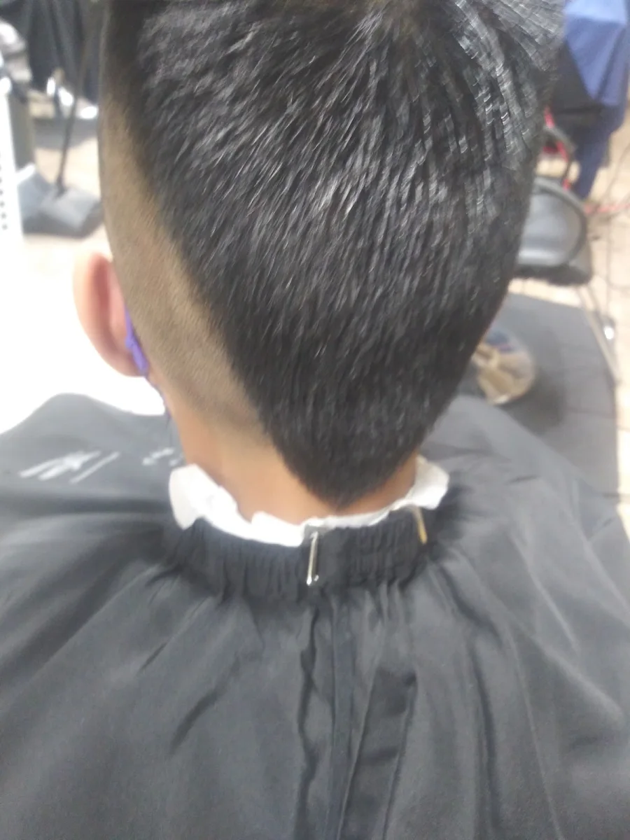 Tapered haircut completed at Yes We Do salon
