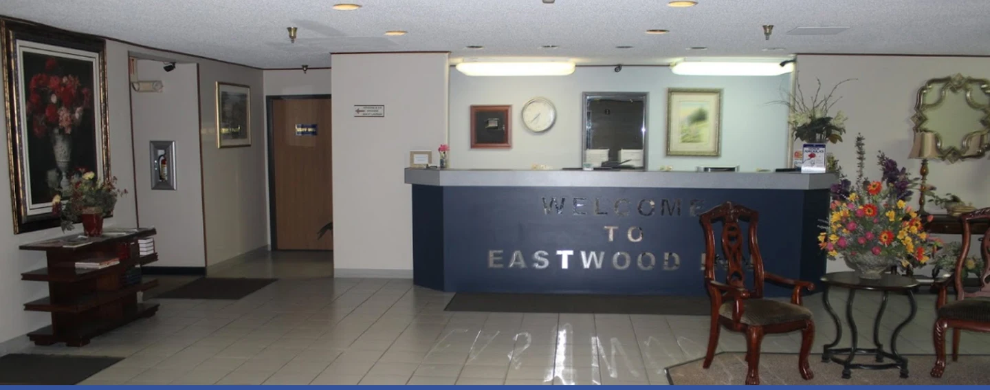 Guest room at Eastwood Inn in Motley, Minnesota