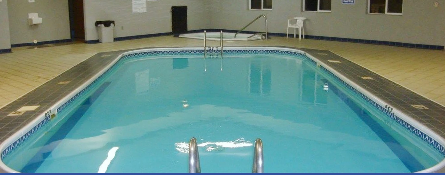 Heated indoor swimming pool at Eastwood Inn in Motley